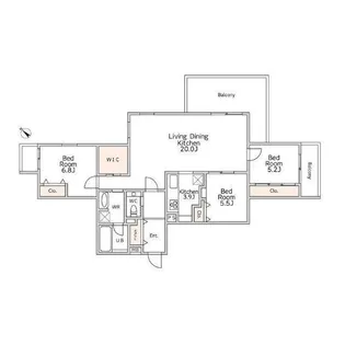 ピノタージュ日吉本町【5階】の間取り