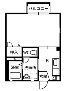 サンシティーD【1階】の間取り