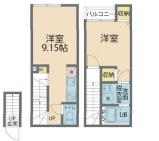 カインドネス国分寺本多【2階】の間取り