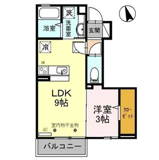 ファミィーユ K【1階】の間取り