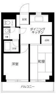 東京都新宿区高田馬場4【マンション】の間取り