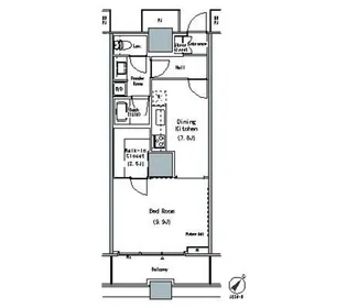 THE TOKYO TOWERS MIDTOWER(ザ・東京タワーズ【16階】の間取り