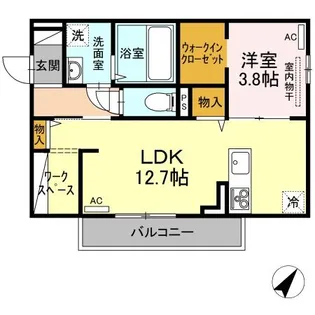 新潟県新潟市東区石山5【アパート】の間取り