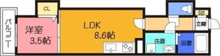 大阪府高槻市如是町【アパート】の間取り