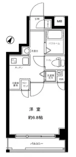 グランフォース九段【9階】の間取り