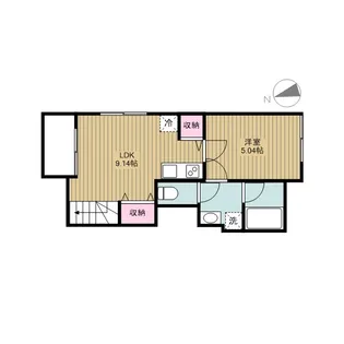ローズテラス新小岩【3階】の間取り