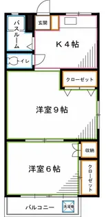 第二協友館マンション【3階】の間取り