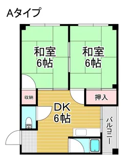 たきがわマンション【5階】の間取り
