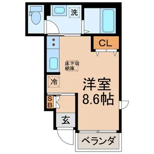 神奈川県横浜市保土ヶ谷区仏向西【アパート】の間取り