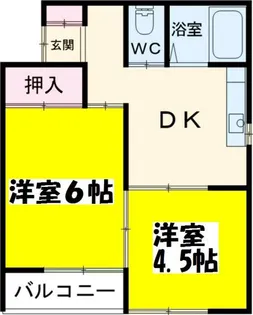 パステル・エステート【2階】の間取り