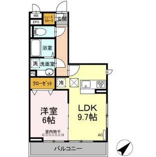 プランドールN I【1階】の間取り