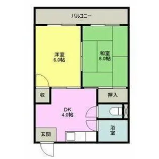 富吉ビル【2階】の間取り