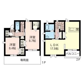 神奈川県海老名市河原口3【一戸建】の間取り
