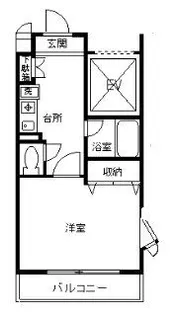 メゾンマノリア【4階】の間取り