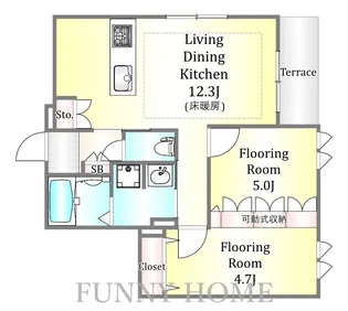 (仮称)西蒲田4丁目メゾン【1階】の間取り