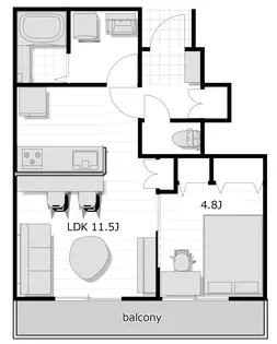 ウイングメゾン【1階】の外観