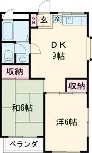 ローズマンション高山【2階】の間取り