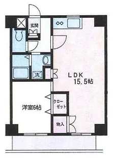 神奈川県小田原市国府津【マンション】の間取り
