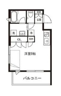 ガーデン千歳船橋【2階】の間取り