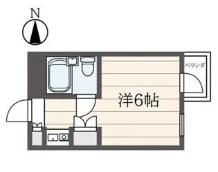 アパートメント下北沢【2階】の間取り