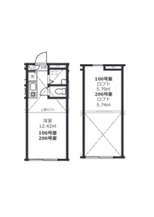 Casa MK【2階】の間取り