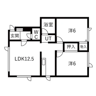 キャッスル宮の沢【2階】の間取り