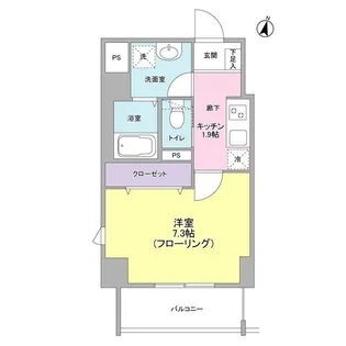 メゾン・ド・クロシェット【3階】の間取り