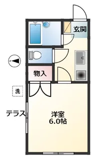 東京都三鷹市北野1【アパート】の間取り