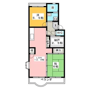 ウィンディ湘南【3階】の間取り