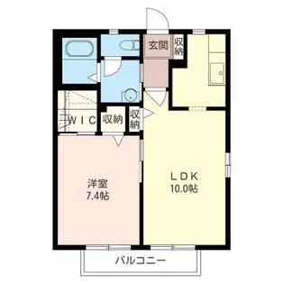 ハイム・ガーツラントA【2階】の間取り