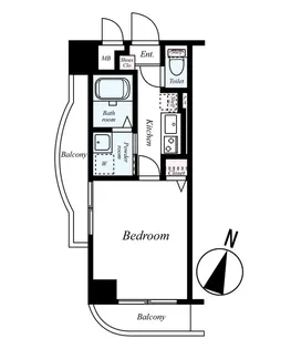 グリフィン横浜・メディオ【7階】の間取り
