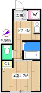 シバリーヒルズ【1階】の間取り