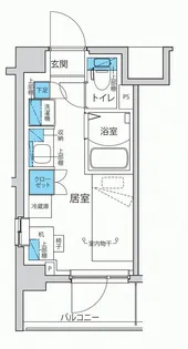 キャンパスヴィレッジ登戸【2階】の間取り