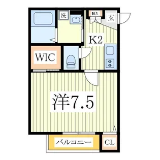 MQuarto柏III【2階】の間取り