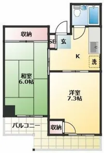 モンターニュ駒込【1階】の間取り