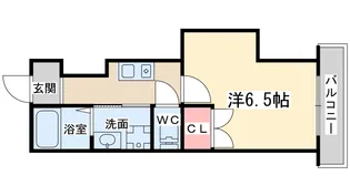 アリバ豊崎【6階】の間取り