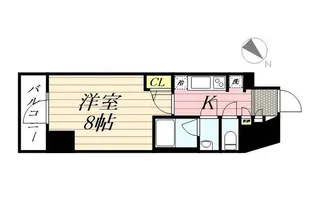 GRANPASEO麻布十番【8階】の間取り