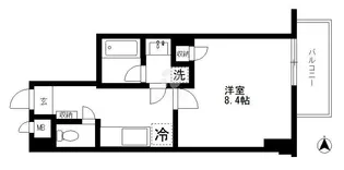 ファン神楽坂【3階】の間取り