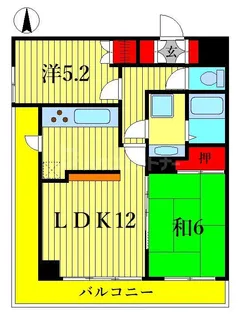 グリーンパーク水元8【3階】の間取り
