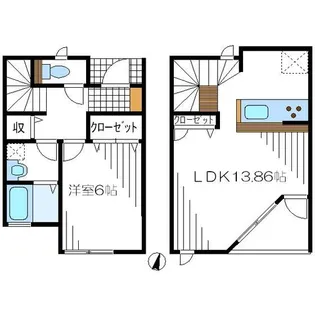 東京都八王子市みなみ野4【一戸建】の間取り