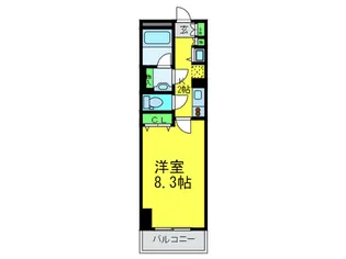 セントラル堺東【7階】の間取り