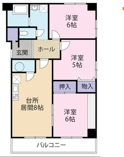 太陽ビル【4階】の間取り
