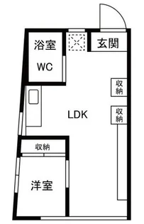 コーポ富士【3階】の間取り