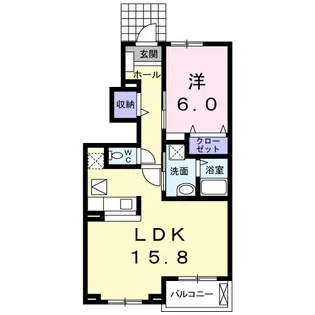 ExcelCourt東小羽山B【1階】の間取り