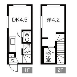 ディアレスト海田【1階】の間取り