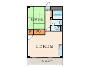 マンションイワタ【3階】の間取り