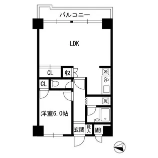 コスモ上池袋【10階】の間取り