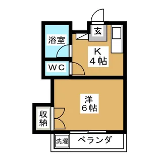ジュネパレス新松戸第10【2階】の間取り