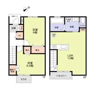 ベラフォレスタ【2階】の間取り