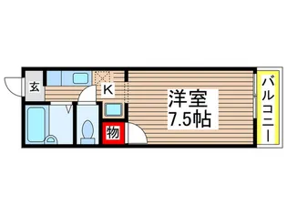 フラッツマルイの間取り